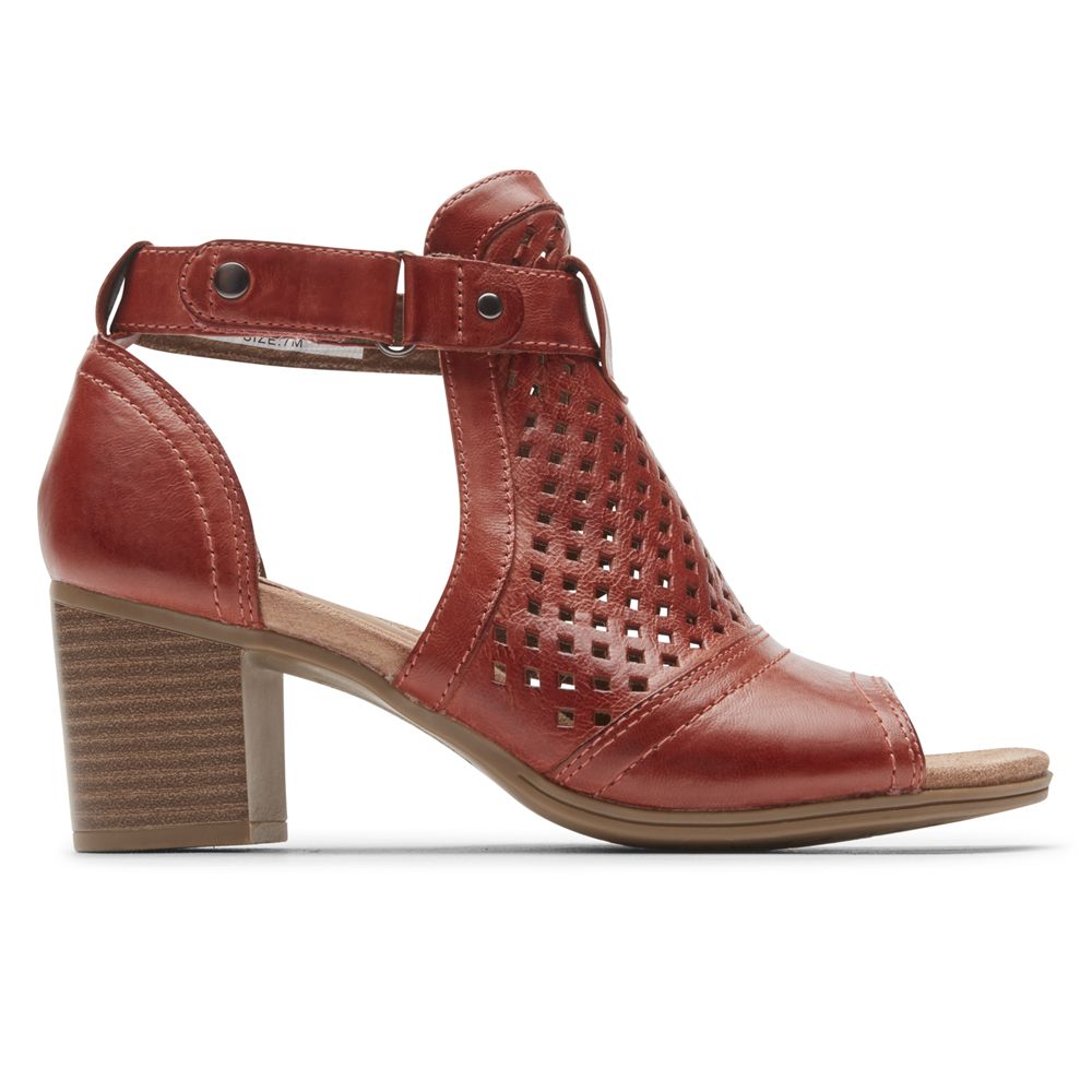 Rockport Canada Cobb Hill Hattie Hi Cuff - Womens Sandals Russet Red (YGF018276)